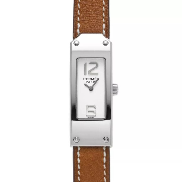HERMES Kelly 2 de boutur KT1.210 White/Blanc Ladies Watches quartz main image 4